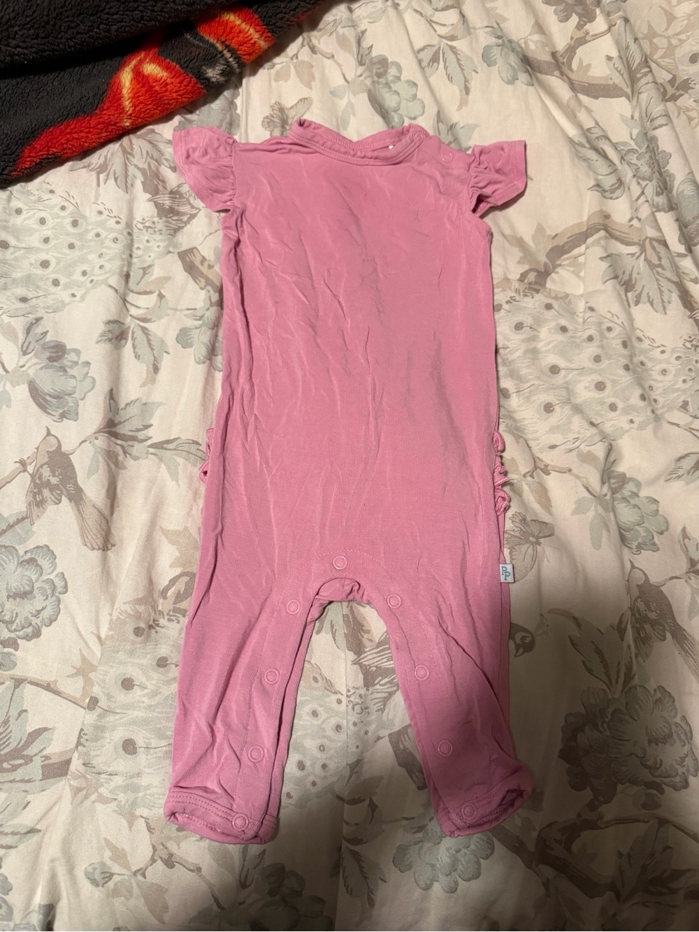 Posh peanut ruffle bum one piece